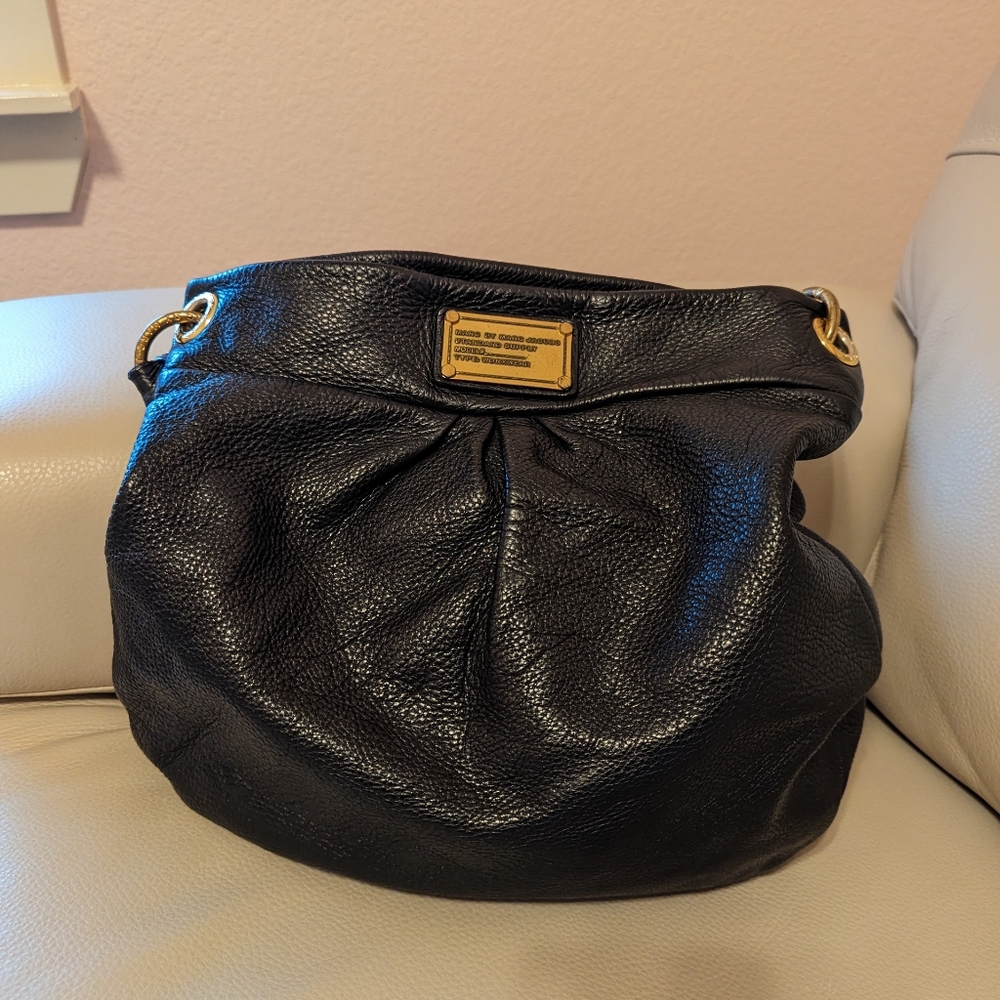 Marc by Marc Jacobs Classic Q Hillier Hobo black purse - Picture 2 of 8